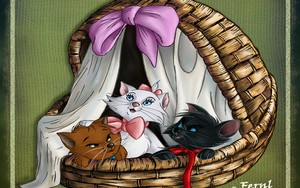  aristocats in the basket