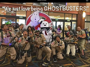 "We just l’amour being GHOSTBUSTERS!"