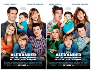 Alexander and the Terrible Horrible No Good Very Bad Day Movie Posters