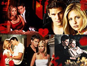 Buffy/Angel hình nền - Valentine's ngày