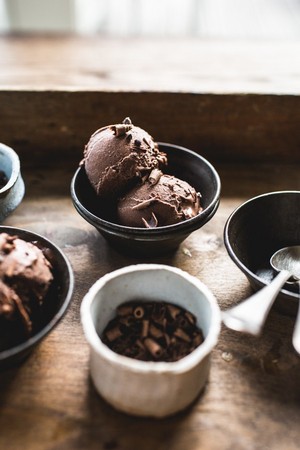  초콜릿 Chia Ice Cream