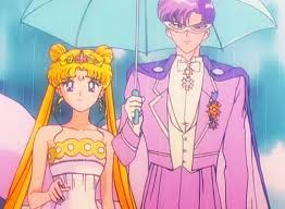Darien and Serena as King Endymion and Neo Queen Serenity