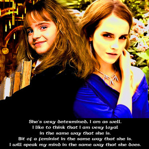  Emma Watson and Hermione Granger