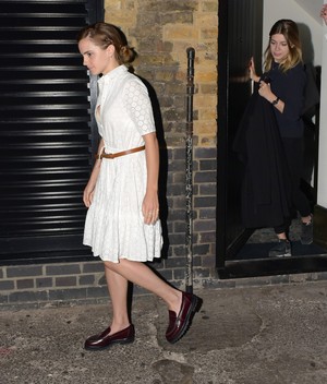  Emma Watson leaving the Chiltern Firehouse (June 9) in लंडन
