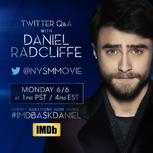  Ex: IMDb to Q/A Daniel Radcliffe, Ask on Twitter (Fb.com/DanielJacobRadcliffeFanClub)