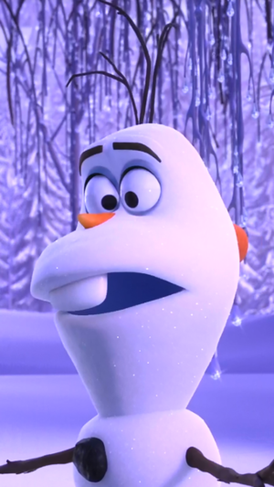  Frozen Olaf Phone karatasi la kupamba ukuta