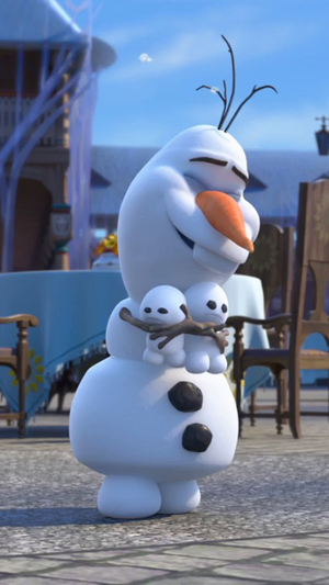  Frozen Olaf Phone پیپر وال