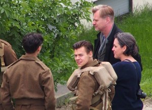  Harry on set of Dunkirk.