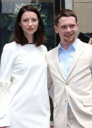  Jack O'Connell and Caitriona Balfe at Jodie Foster s Walk of Fame Ceremony
