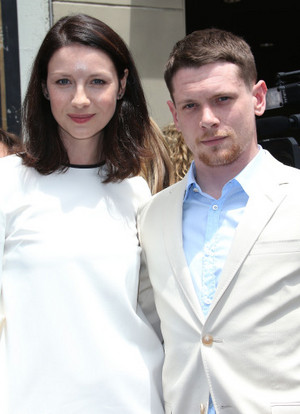  Jack O'Connell and Caitriona Balfe at Jodie Foster s Walk of Fame Ceremony