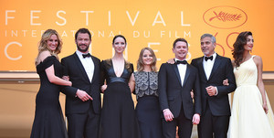  Jack O'Connell and the cast of "Money Monster" at the Cannes Film Festival Premiere