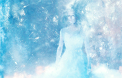 Jadis appears to PC from the Ice wall she is behind