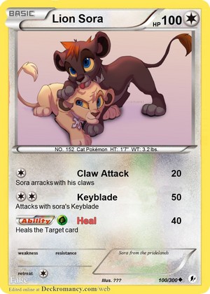  Lion Sora Card