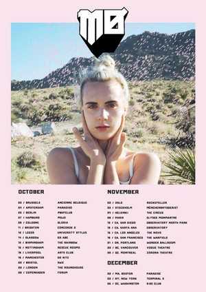  MØ ‏: tour dates