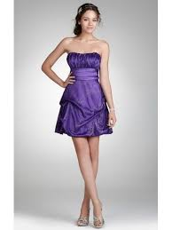  Purple カクテル Dress