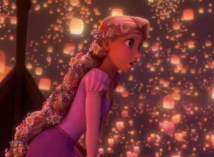  Rapunzel Sees the Lantern