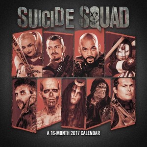  Suicide Squad 2017 Calendar - Cover