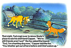 The fox and the hound book 