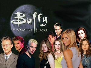 The full cast of Buffy the Vampire Slayer