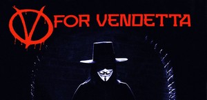  V for Vendetta karatasi la kupamba ukuta