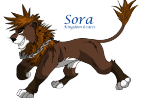 kh sora lion by silverkey101 d4buezs