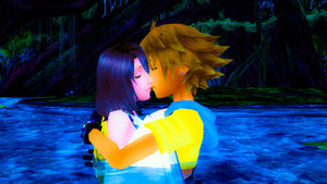  tidus and yuna together forever final fantasi x edited