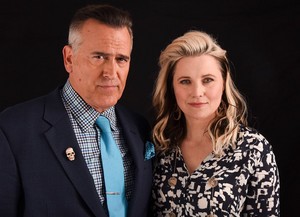  Bruce Campbell and Lucy Lawless - Comic Con Portrait