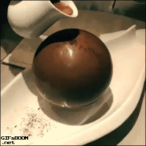  cokelat Melting Ball