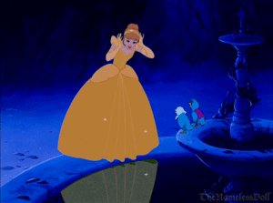  Cinderella In Golden Dress