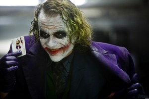  Dark Knight Shooting Joker Severed Head Card Illuminati
