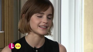  Emma Watson on Lorraine tunjuk