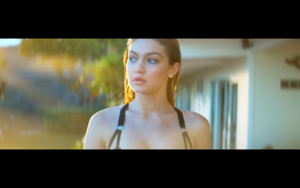  Gigi in Calvin Harris' How Deep Is Your Amore Musica Video