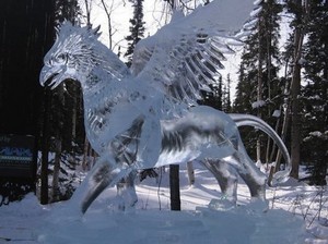  Griffin Ice Sculpture