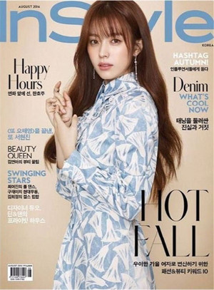  HAN HYO JOO CHOSEN FOR AUGUST 2016 COVER OF INSTYLE