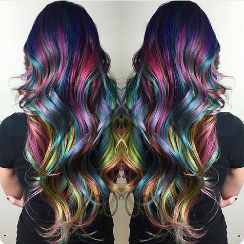 Short Multi Colored Hairstyles