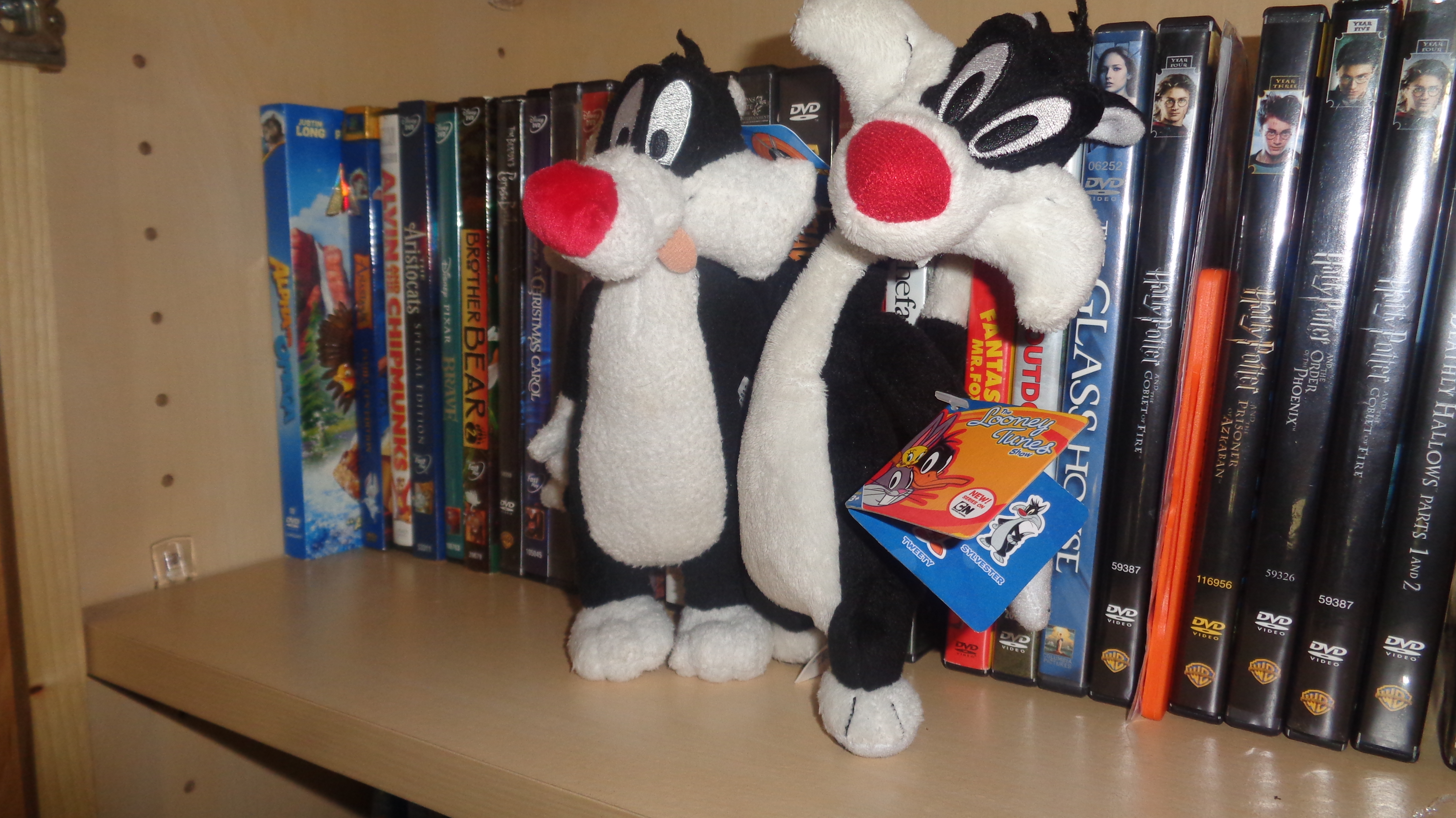 New and old Sylvester beanie plush from my collection