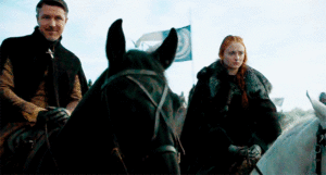  Petyr Baelish and Sansa Stark