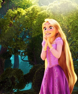  Rapunzel Excited