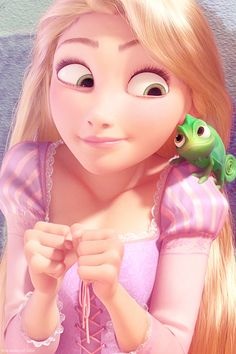  Rapunzel and Pascal