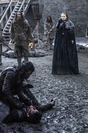  Sansa Stark, Jon Snow and Ramsay Bolton