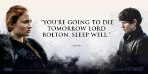 Sansa Stark and Ramsay Bolton