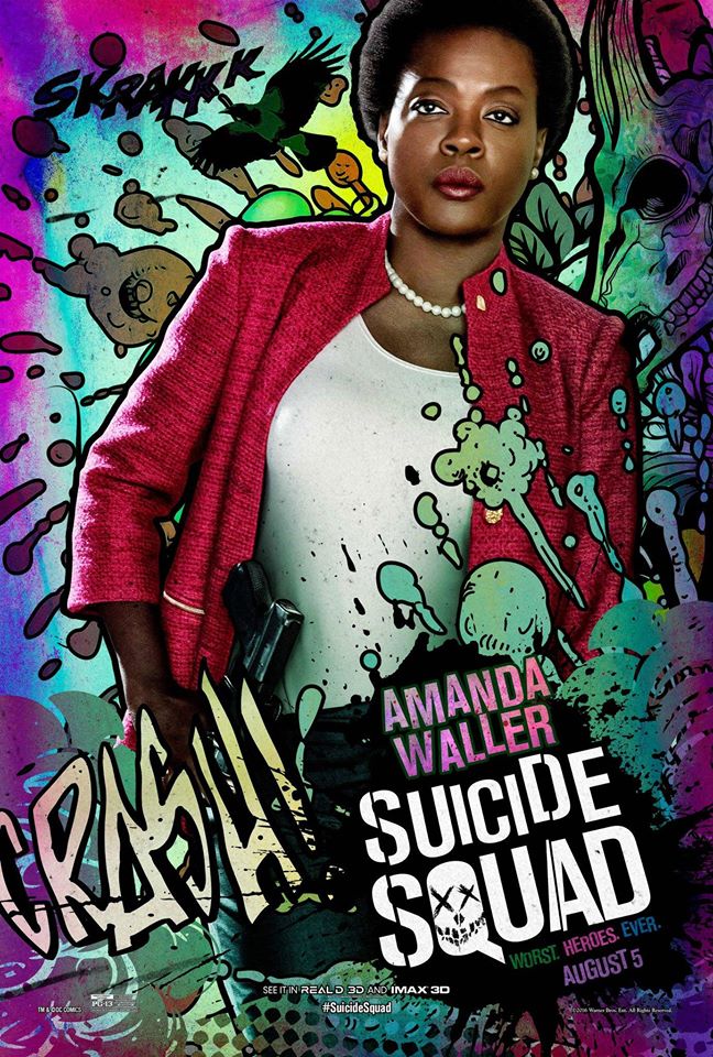 Suicide Squad Character Poster - Amanda Waller