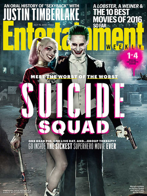 Suicide Squad - Entertainment Weekly Cover - July 15, 2016 - Harley and The Joker