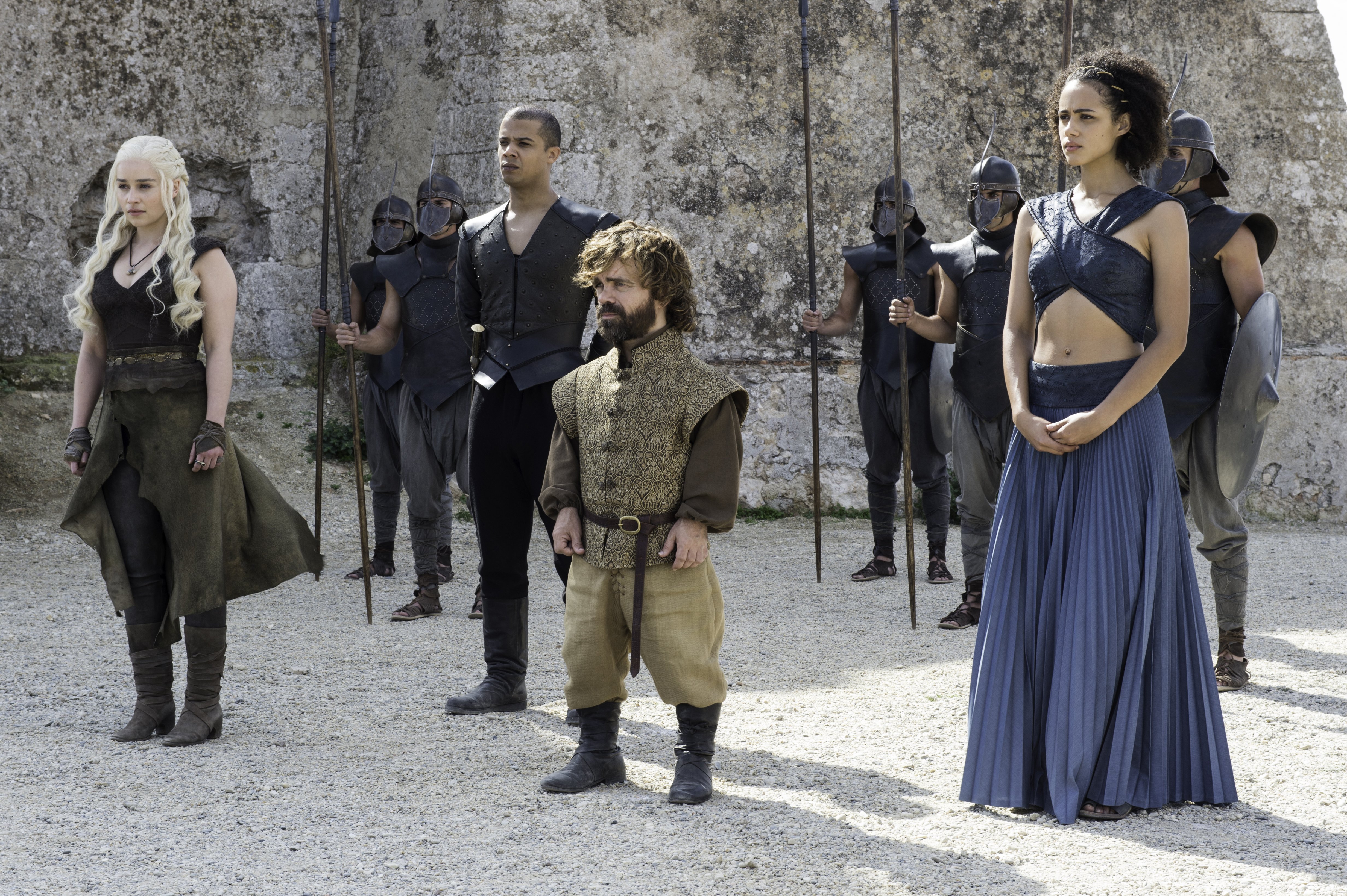  Tyrion Lannister, Grey Worm, Missandei and Daenerys Targaryen