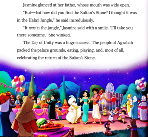  Walt Disney Books - Aladdin: The paghahanap for the Sultan's Stone (English Version)