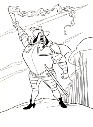  Walt Disney Coloring Pages - Governor Ratcliffe