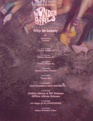  Wonder Girls tease for their comeback with a schedule annoucement