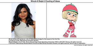 Wreck-It Ralph 2 Casting of Ideas: Mindy Kaling