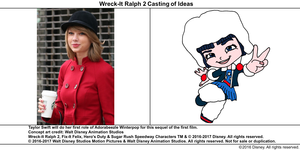  Wreck-It Ralph 2 Casting of Ideas: Taylor veloce, swift