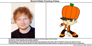  Wreck-It Ralph 2 Casting of Ideas: Ed Sheeran